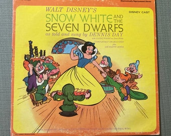 1960 Walt Disney’s Snow White and the Seven Dwarfs vinyl record