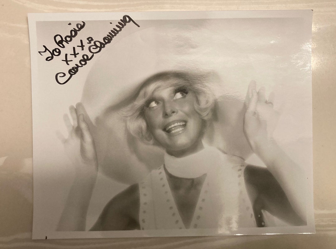 Autographed Carol Channing Photo - Etsy