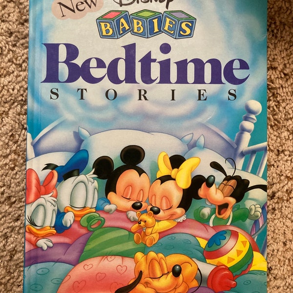 1994 Disney Babies Bedtime stories story book
