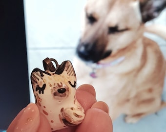 Custom Pet Necklace, Personalized Cat Pendant, Custom Dog Necklace, MyBiscuitPet necklace, Cat Necklace, Pet Pendant