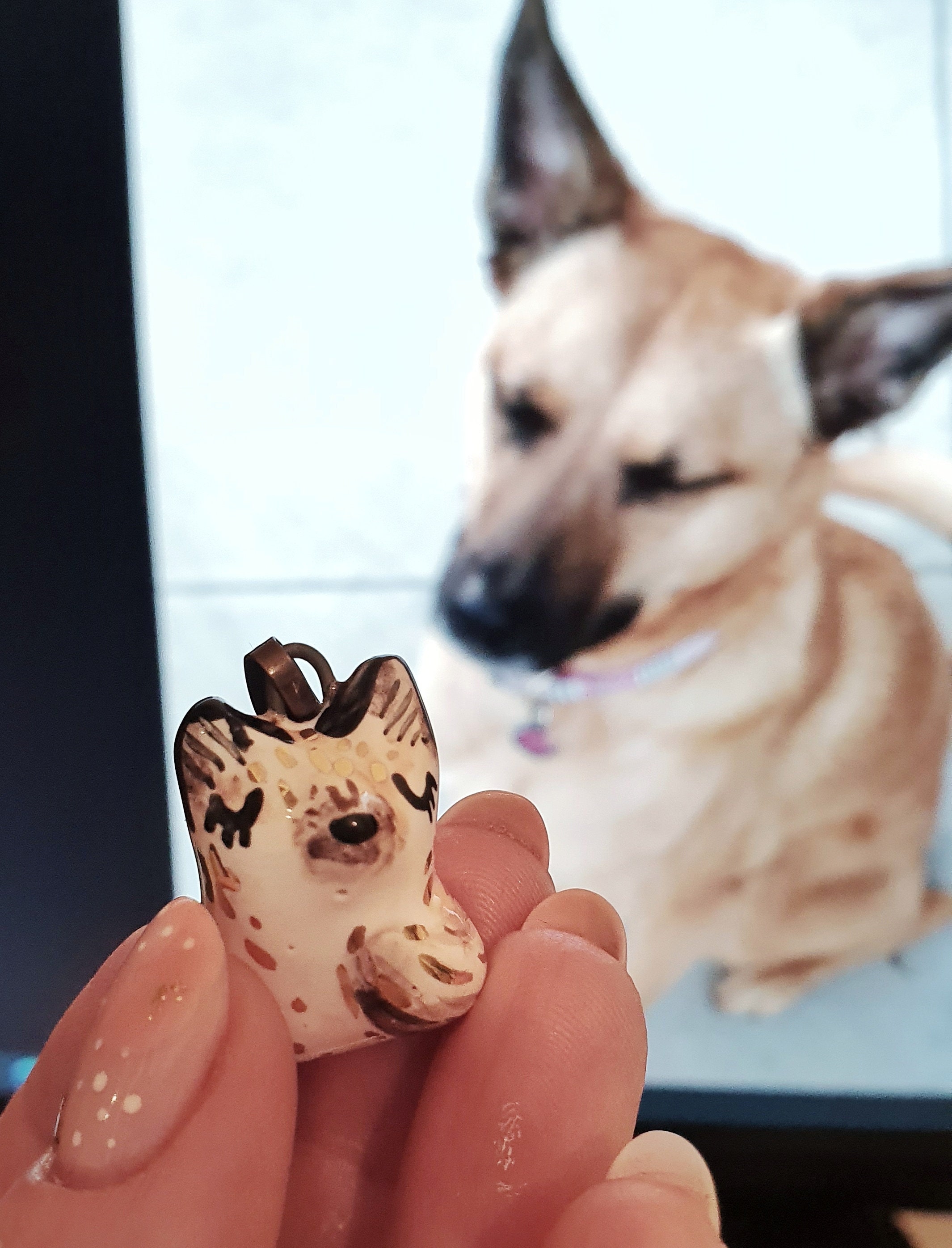 Etsy pet necklace sales