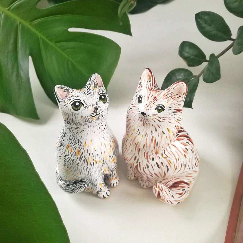 Custom Pet Portrait, Personalized Animal Miniature, Custom Made Ceramic Totem, MyBiscuitPet Figurine image 9