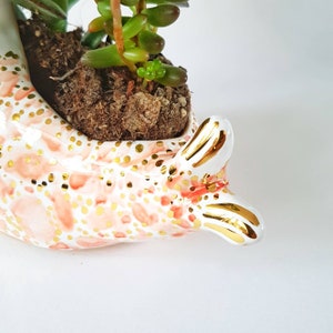 Purrmaid Planter, Mermaid Planter, Ceramic Cat, Cat Lover Gift, Ceramic Planter, Purrmaid, Birthday Gift, Mermaid Cat, Gift For Friend image 6