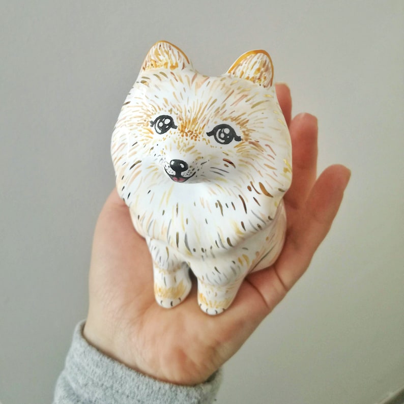 Custom Pet Portrait, Personalized Animal Miniature, Custom Made Ceramic Totem, MyBiscuitPet Figurine image 4