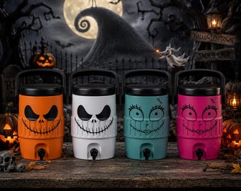Halloween Horror Pop Art Can Holder | 3D Printed Can Sleeve | Spooky Gift