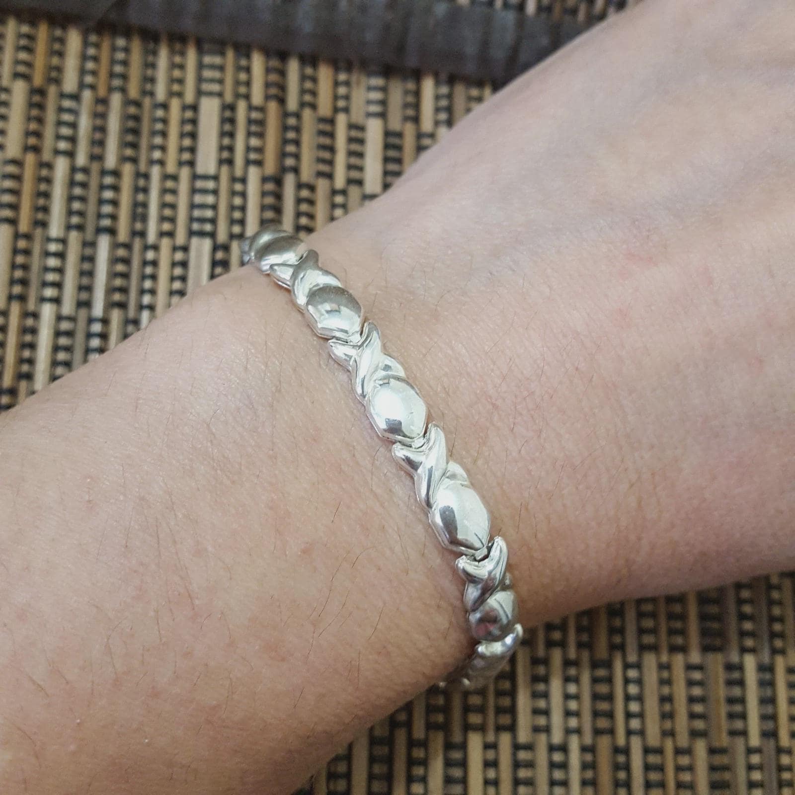 Classic vintage mexican silver bracelet - Etsy 日本