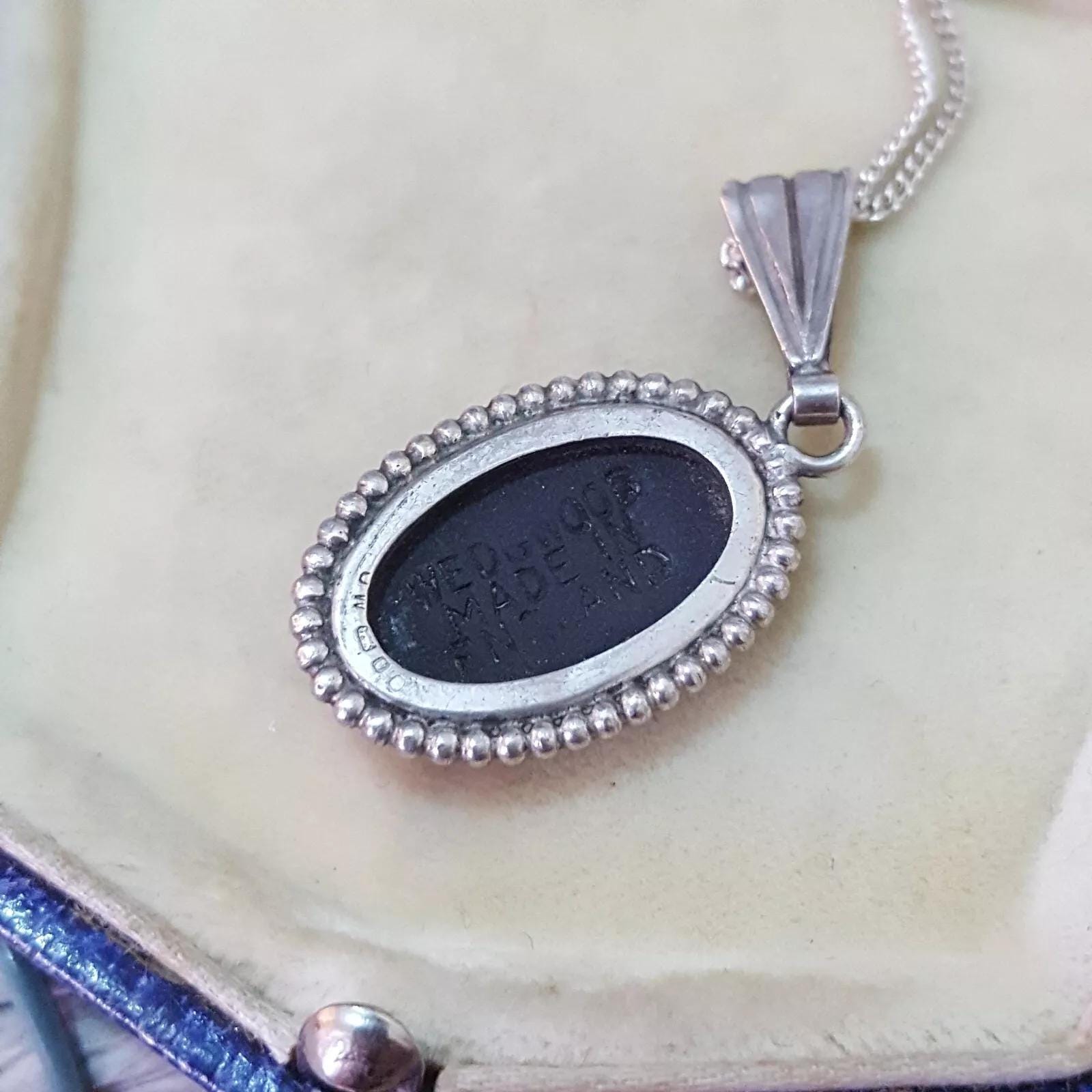 ウェッジウッド ヴィンテージ 925 スターリングシルバー ネックレス 
