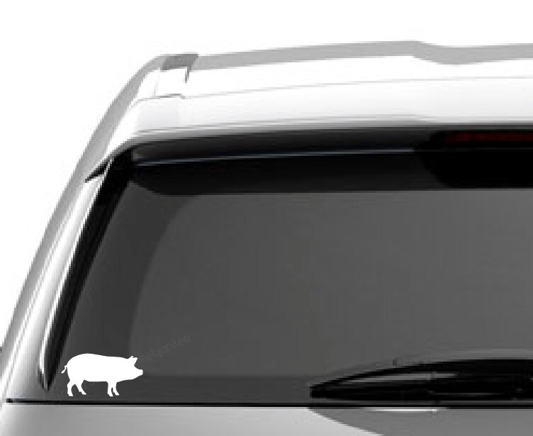 Pig Car Decal Pig Decal Baby Pig Car Decal Baby Pig Decal Etsy