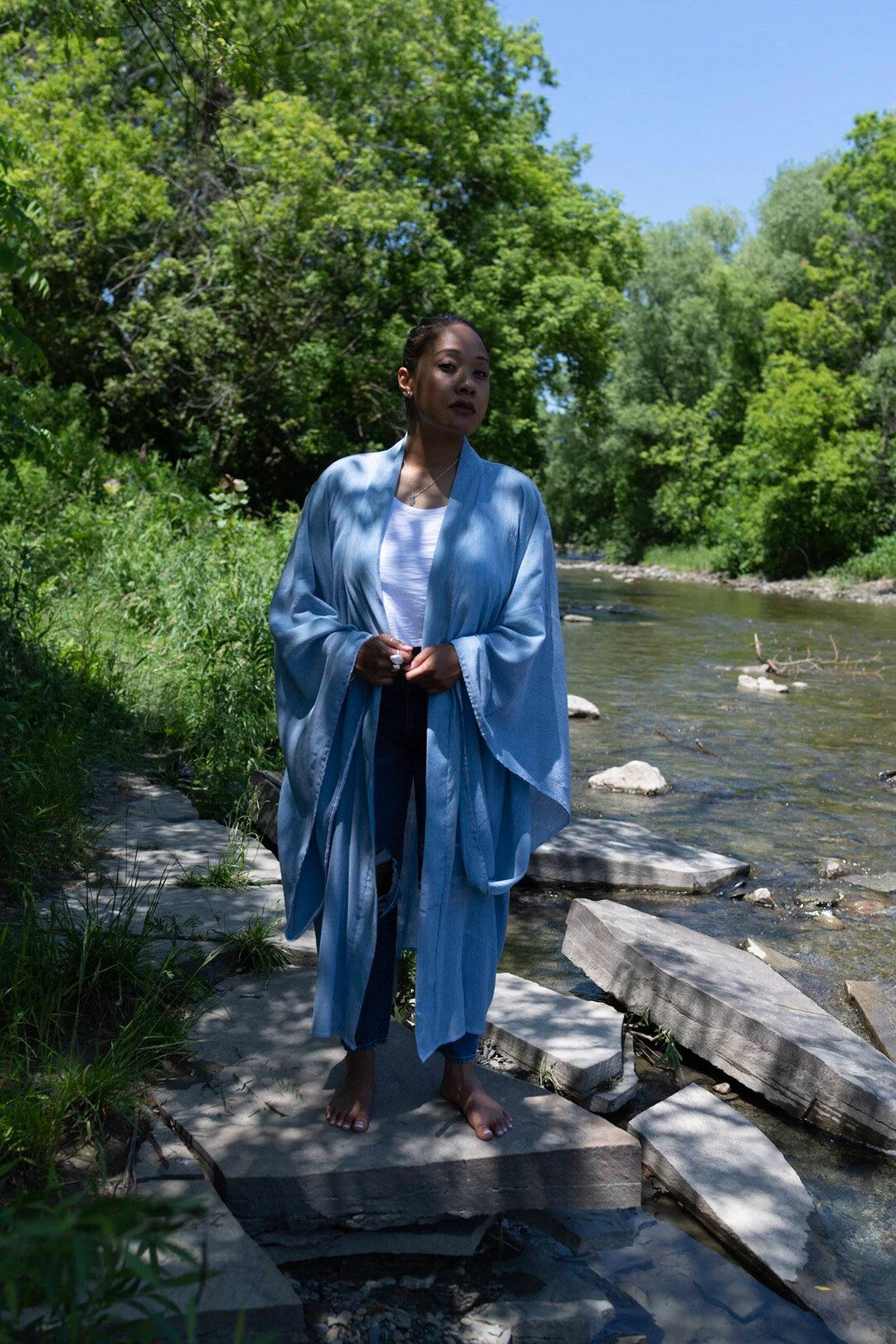 BEACH HOBO KIMONO KISSES main image 1