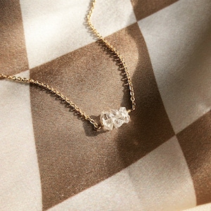 HERKIMER DIAMOND NECKLACE | Dainty, Layering Necklace