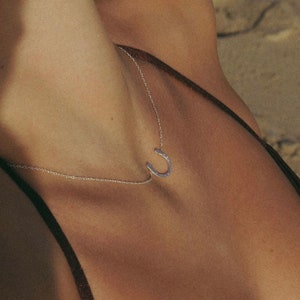 HORSESHOE NECKLACE | Handmade, 14k Gold Fill, Sterling Silver