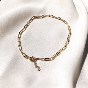 CALERA CHAIN BRACELET | 14k Gold Fill, Paperclip Chain Bracelet