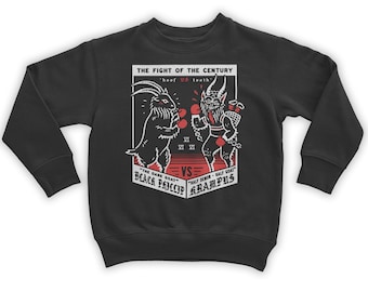 Krampus VS Black Phillip Holiday Sweatshirt