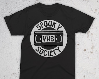 Spooky VHS Society T-Shirt
