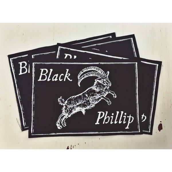 Black Phillip Cloth Patch