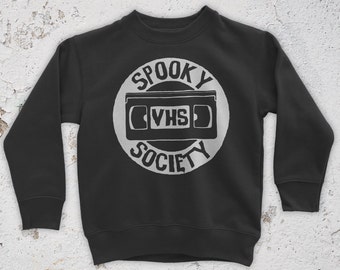 Spooky VHS Society Sweatshirt
