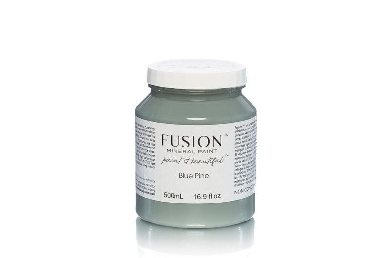 Fusion Mineral Paint BLUE PINE, Craft Supplies for DIYers, Cabinet Paint for DIY Projects, Upcycled Furniture, Eco-Conscious, Fast Ship image 9