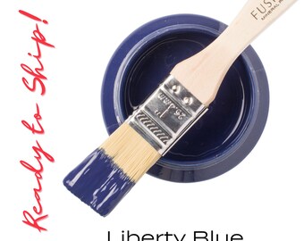 Fusion Mineral Paint LIBERTY BLUE, Craft Supplies for DIY Projects, Mineral Paint for Furniture, Upcycling Projects, All in One Paints, Best