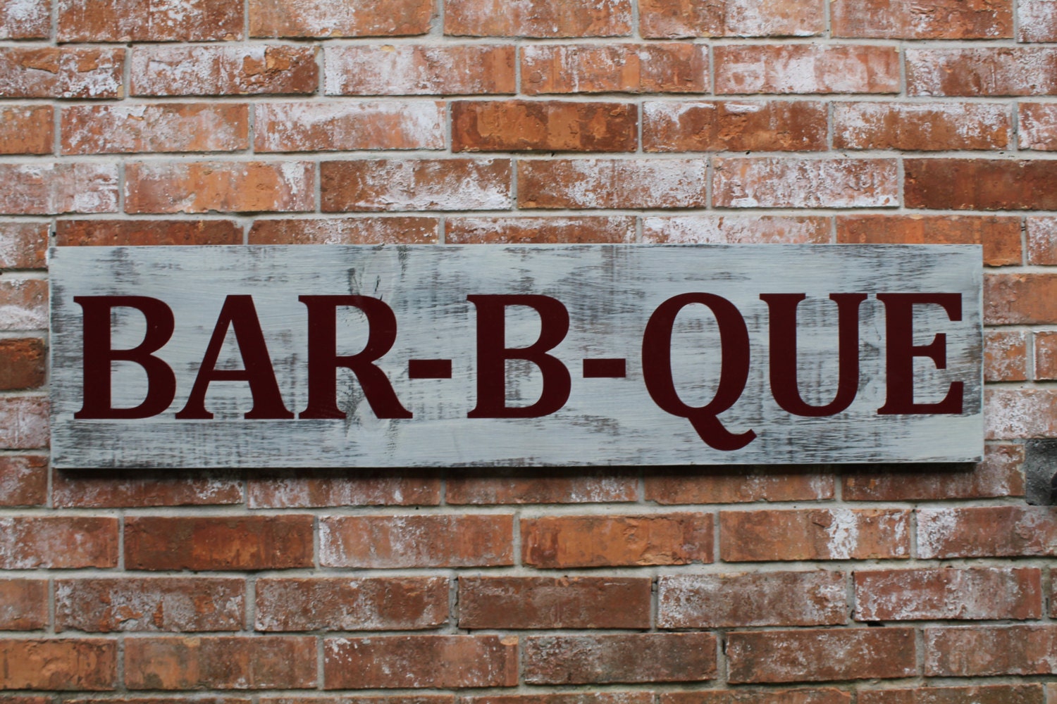 BBQ Sign BarBQue Grill Sign BBQ Outdoor Kitchen Sign Etsy
