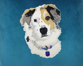 Design My Dog,Pet Portraits, Pillows, Totes, Wall Art, Fabric Trays