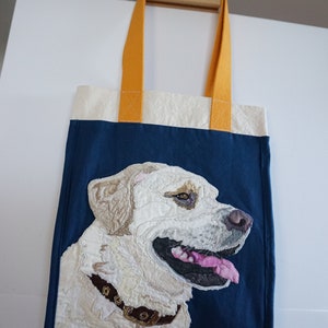Design My Dog,Pet Portraits, Pillows, Totes, Wall Art, Fabric Trays image 10