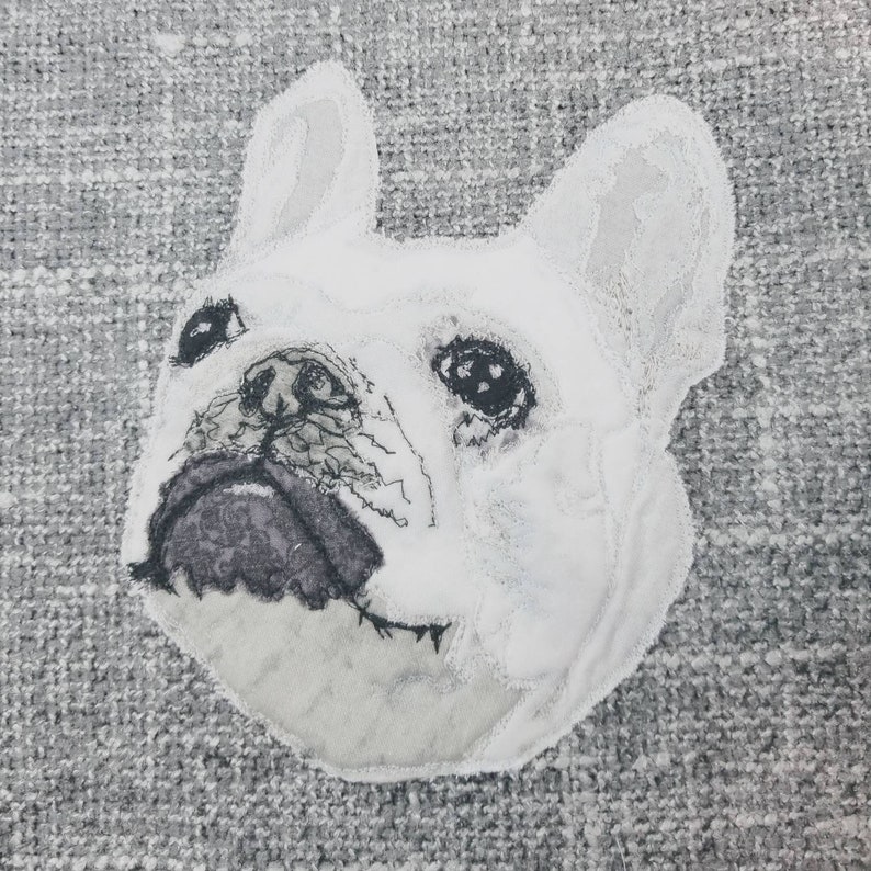 Design My Dog,Pet Portraits, Pillows, Totes, Wall Art, Fabric Trays image 3