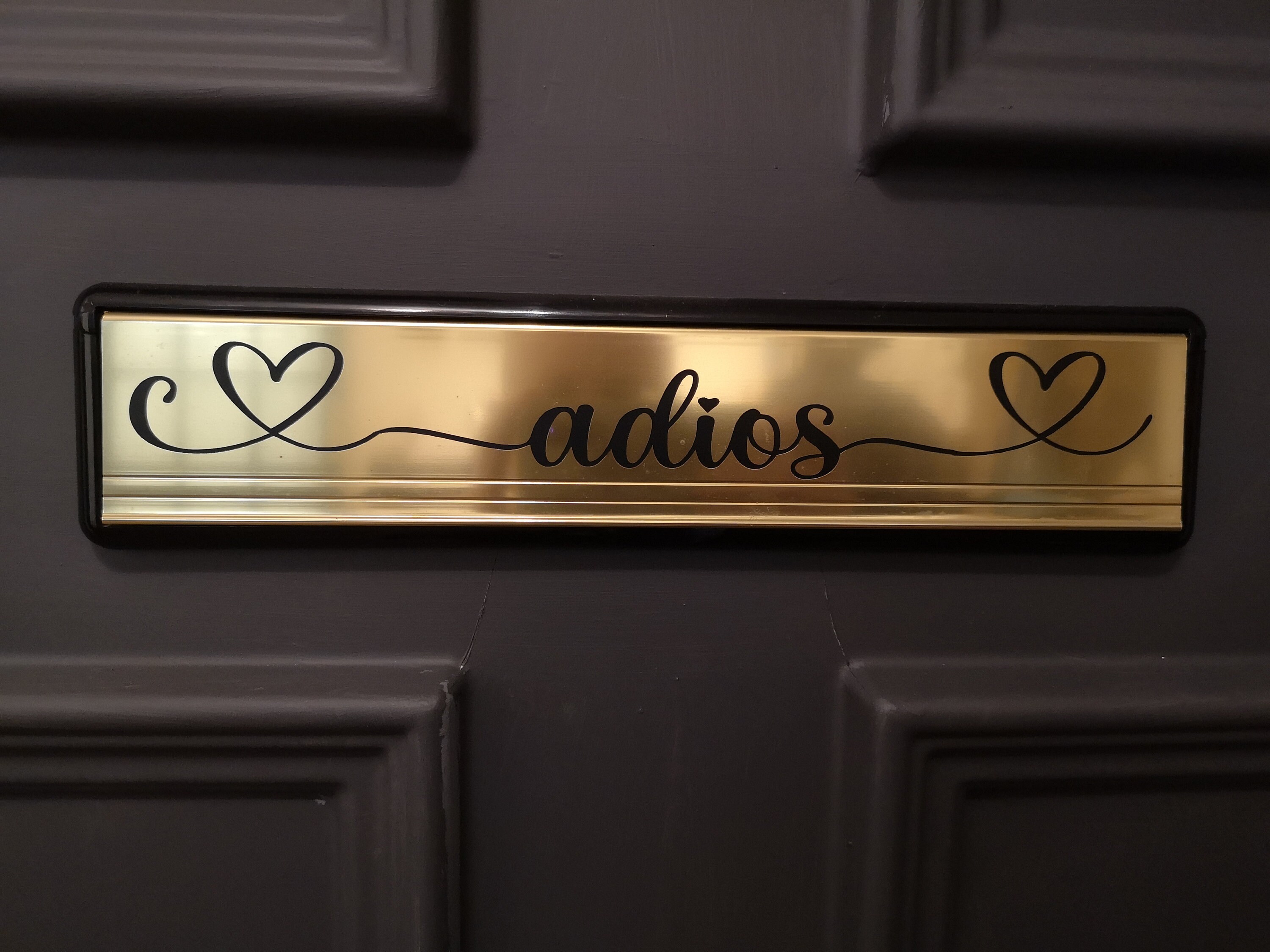 Letter Box Letter Box Decal Sticker Letter Box Vinyl Quote - Etsy