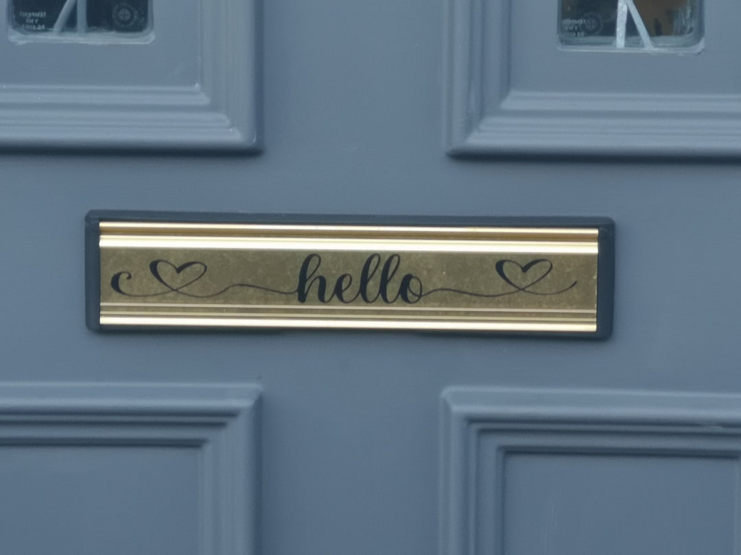 Letter Box Letter Box Decal Sticker Letter Box Vinyl Quote Etsy