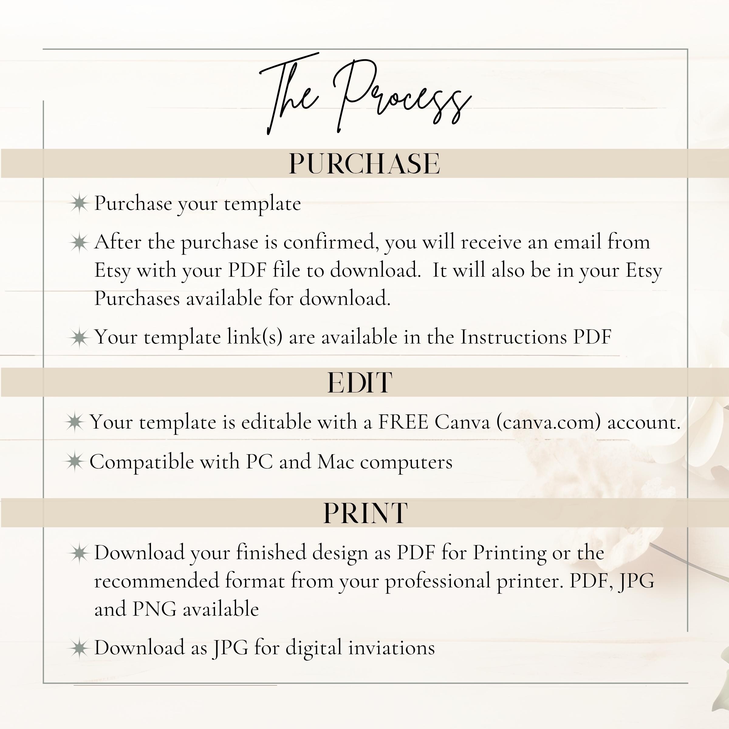 Photo Booth Sign, Photobooth Signage, Canva Template (digital Download ...