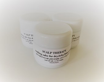 SCALP THERAPY soothing salve for dry, itchy, flaky,scalp