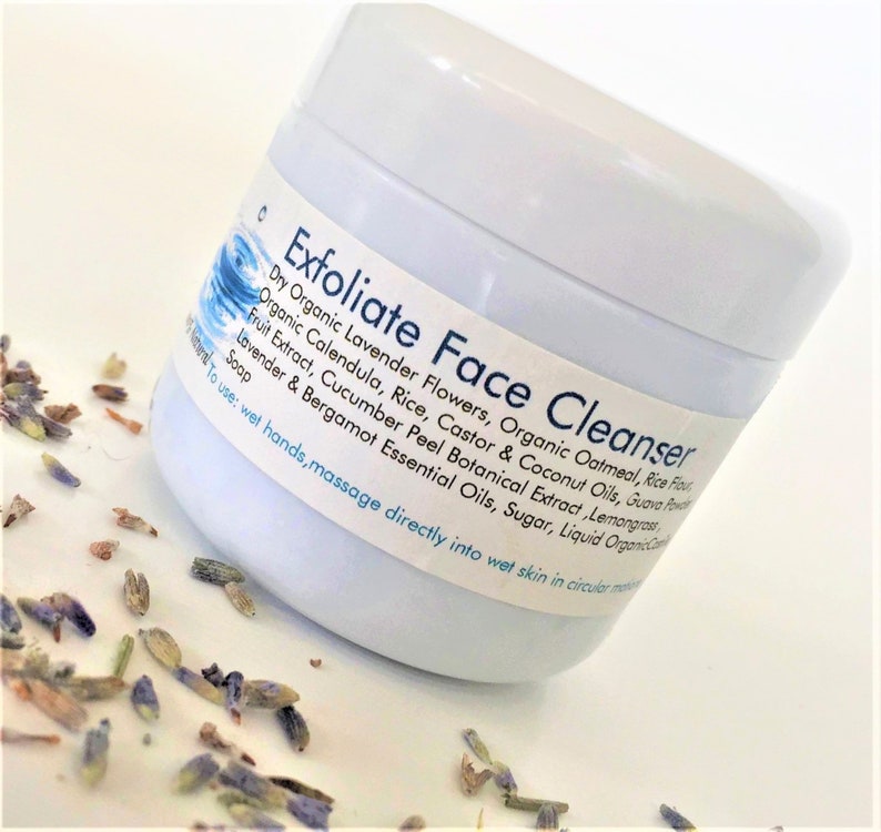 Exfoliate Face Cleanser / Face Wash / Face Scrub Etsy