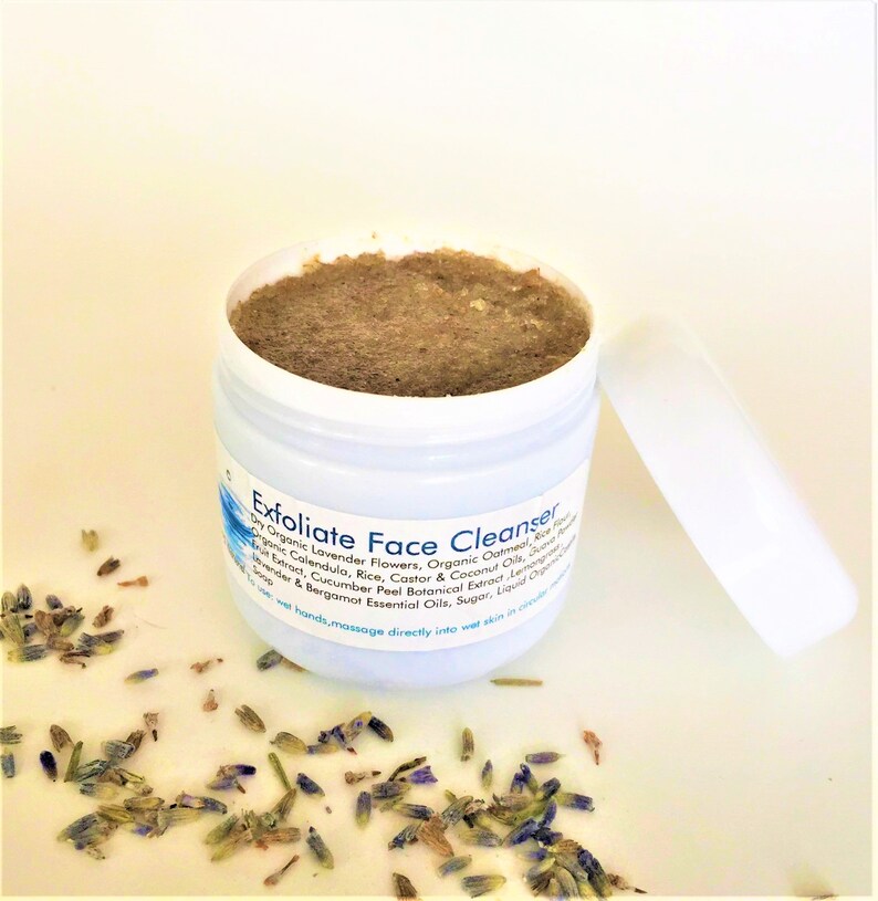 Exfoliate Face Cleanser / Face Wash / Face Scrub Etsy