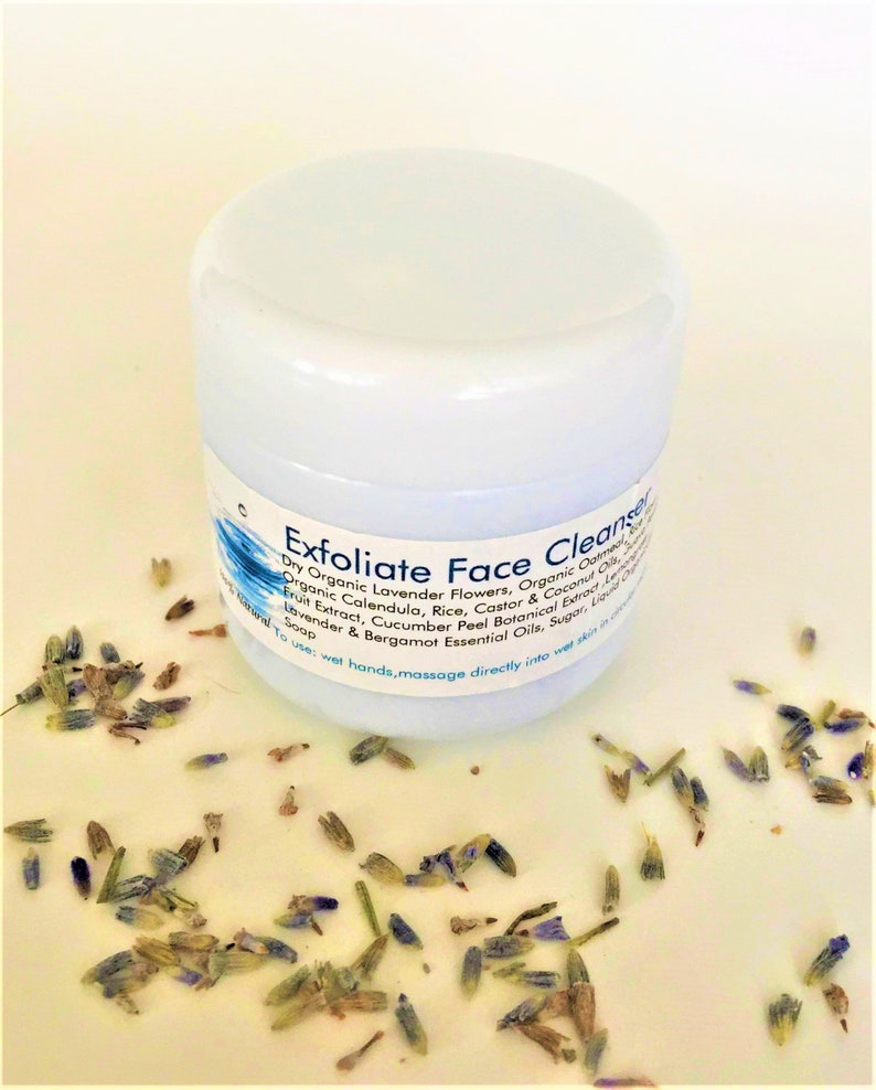 Exfoliate Face Cleanser / Face Wash / Face Scrub Etsy