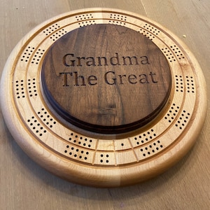 Personalized Cribbage Board