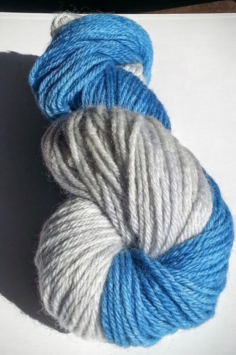 Winter glacier Worsted Weight yarn Peruvian Highland Wool Etsy