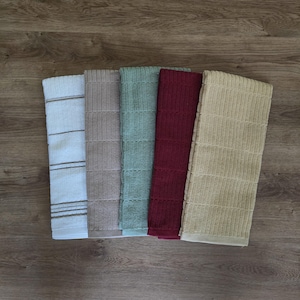 Dish Towel Blanks, Terry Cloth, Various Colors, Good for Embroidery