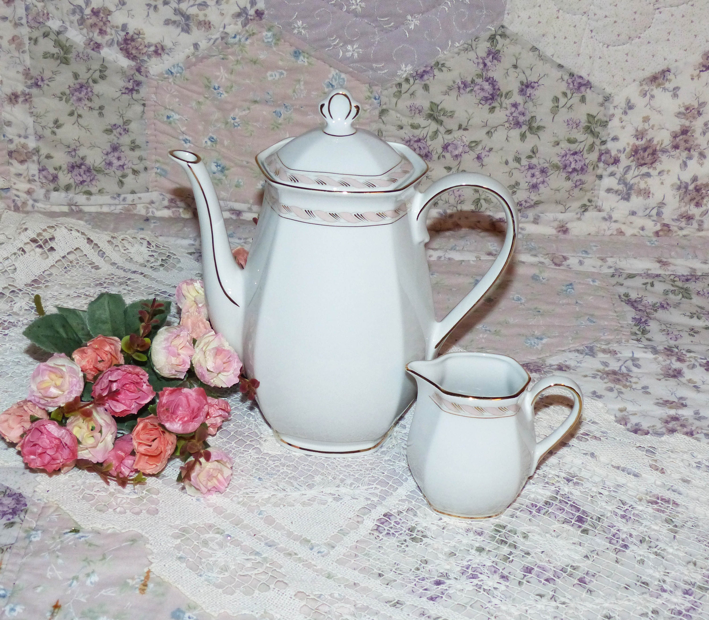 Winterling Bavaria Western Germany Teapot 7 Cup with BONUS Etsy