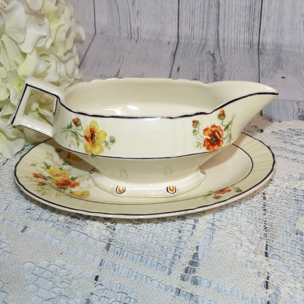 Antique Gravy Boat Etsy