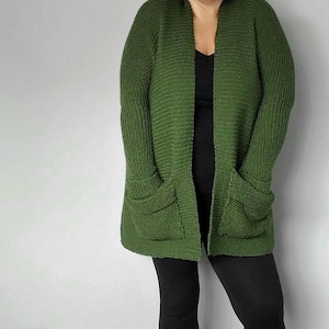 KNITTING PATTERN, "The Tata Cardigan", knitted cardigan, cardigan pattern, knit pattern, sweater pattern, cardigan, knitting pattern