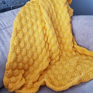 KNITTING PATTERN, Hillside Baby Blanket, knit baby blanket, knit blanket pattern, blanket pattern, knitted blanket pattern, knit pattern zdjęcie 1