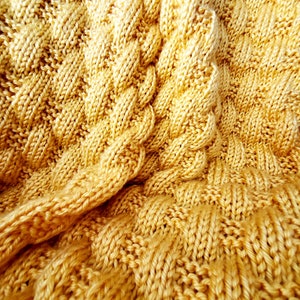 KNITTING PATTERN, Hillside Baby Blanket, knit baby blanket, knit blanket pattern, blanket pattern, knitted blanket pattern, knit pattern zdjęcie 2