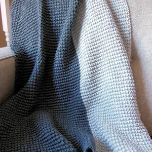 KNITTING PATTERN, &quot;Mr. Fox&quot;, Knit Baby Blanket Pattern, Baby Blanket, Knitted Baby Blanket Pattern, Knit Baby Blanket, Blanket Pattern