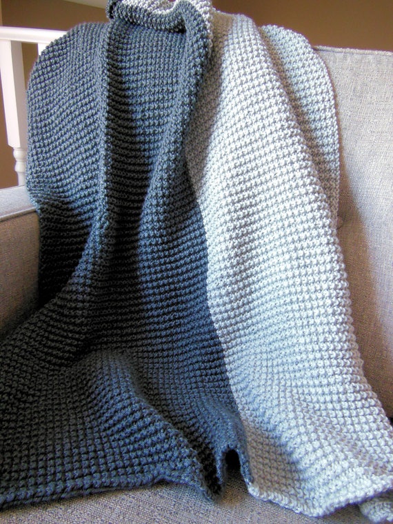 Modern knitted baby blanket hotsell