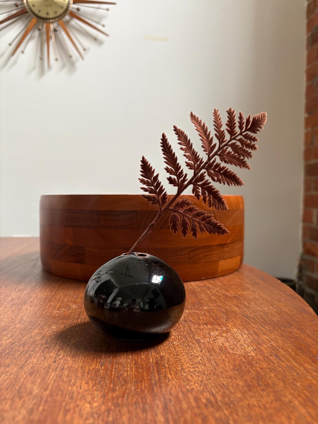 Vintage Studio Pottery Ikebana Orb Vase Hand Thrown Signed MB CAN - Etsy