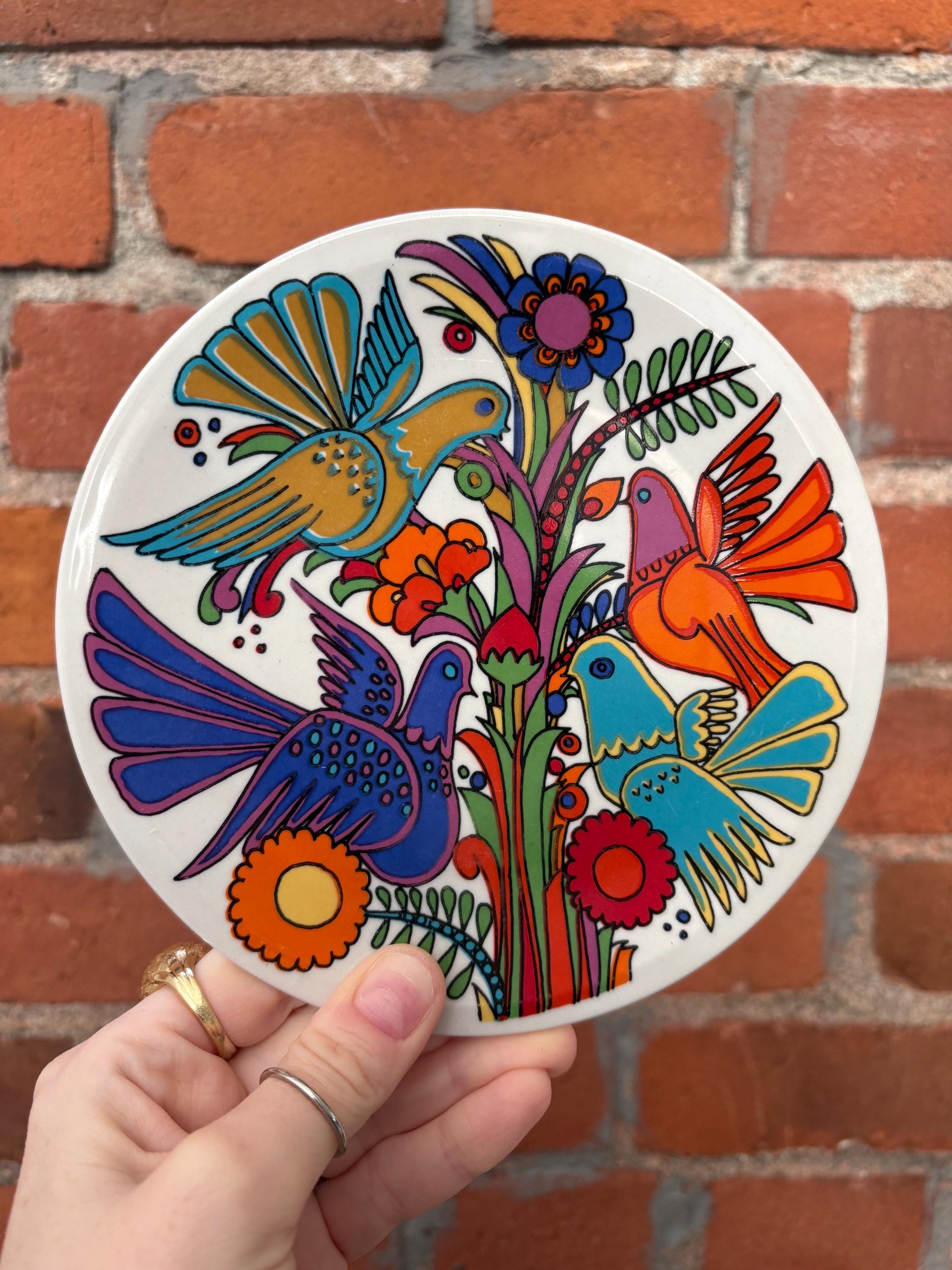 Villeroy and Bosch Acapulco Plate Colourful Bird Vintage GER - Etsy