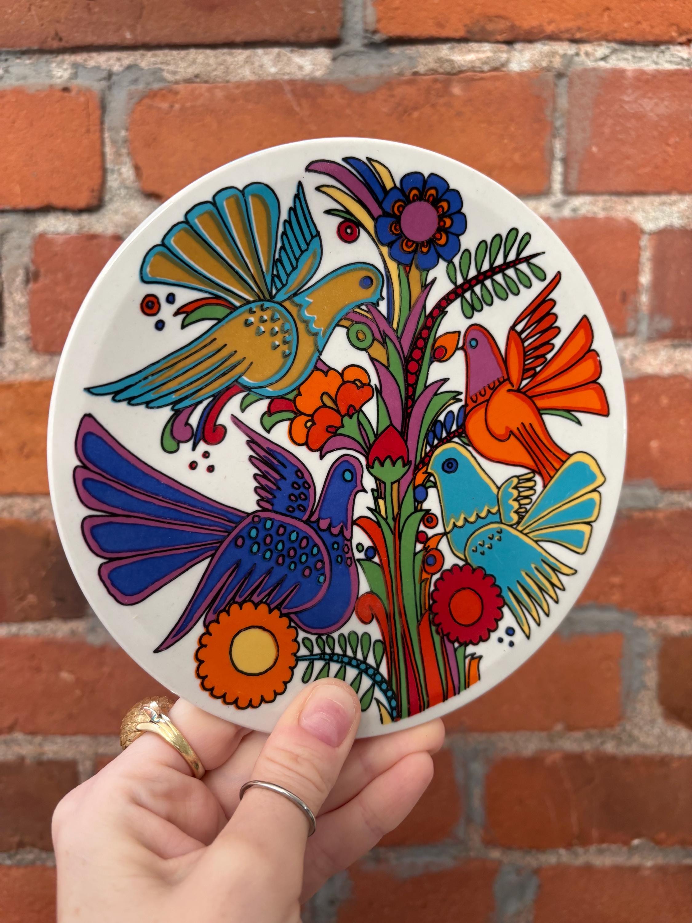 Villeroy and Bosch Acapulco Plate Colourful Bird Vintage GER - Etsy