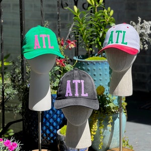 Spring/Summer Felt Colors for Custom Personalized ATL Hat