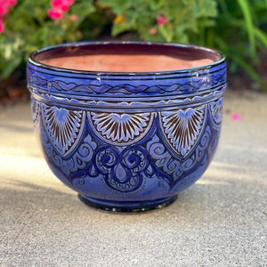 Top Seller AMIRA Handcrafted Mediterranean Decorative Planter 10.5 Inch Morocco Labor day sale 8 inches