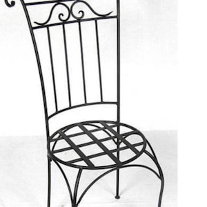 Authentic Moroccan Wrought Iron Chairs