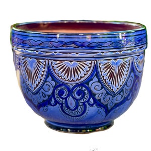 Top Seller AMIRA Handcrafted Mediterranean Decorative Planter 10.5 Inch Morocco Labor day sale image 3